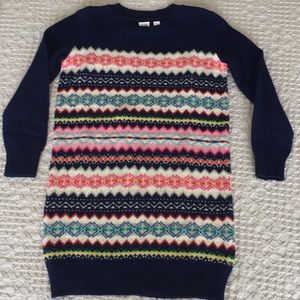 Gap kids dress cotton, wool and nylon